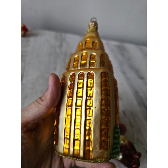 Patricia breen empire building King Kong airplane ornament ape manhattan RARE se - Picture 5 of 13